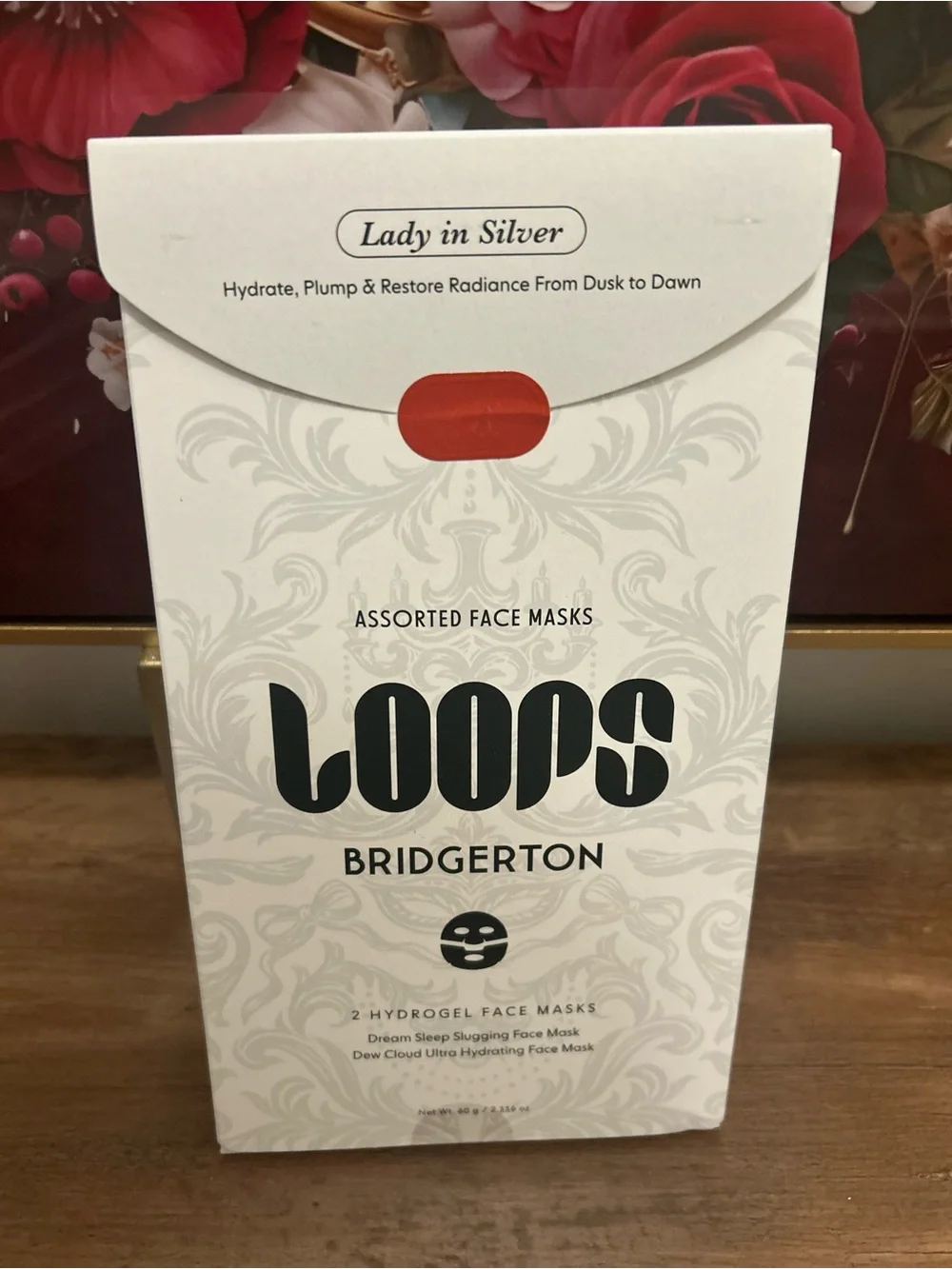 LOOPS x Bridgerton: Lady In Silver Hydrogel Facial Mask